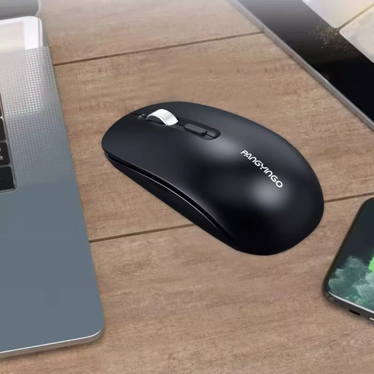 Pangyingo Rechargeable Wireless Mouse, 1600 DPI