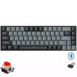 Redragon K662 Gwern Dual Mode Wireless, Bluetooth Gaming Mechanical Keyboard, Red Switch (Grey Black)