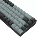 Redragon K662 Gwern Dual Mode Wireless, Bluetooth Gaming Mechanical Keyboard, Red Switch (Grey Black)