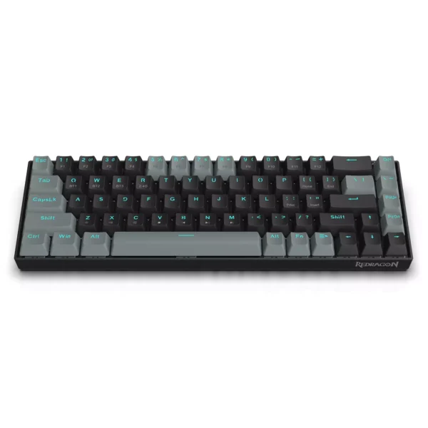Redragon K662 Gwern Dual Mode Wireless, Bluetooth Gaming Mechanical Keyboard, Red Switch (Black Grey)