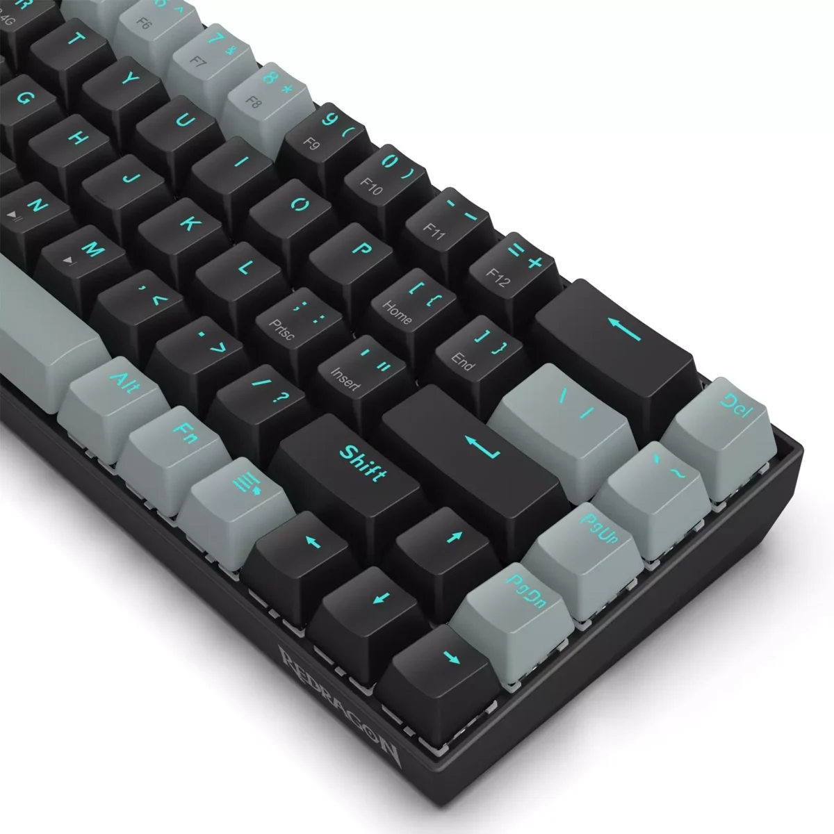 Redragon K662 Gwern Dual Mode Wireless, Bluetooth Gaming Mechanical Keyboard, Red Switch (Black Grey)