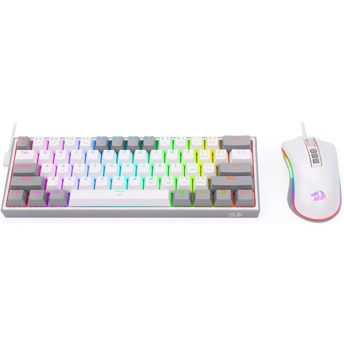 Redragon S131 Dynamic Gaming Duo Mechanical Keyboard K617 Red Switch RGB + Gaming Mouse M711 Optical sensor 12,400 DPI
