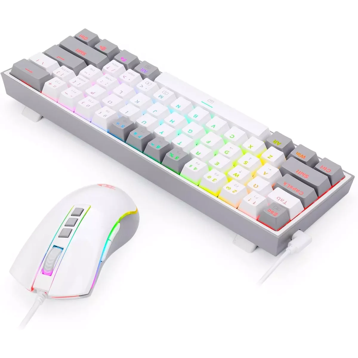 Redragon S131 Dynamic Gaming Duo Mechanical Keyboard K617 Red Switch RGB + Gaming Mouse M711 Optical sensor 12,400 DPI