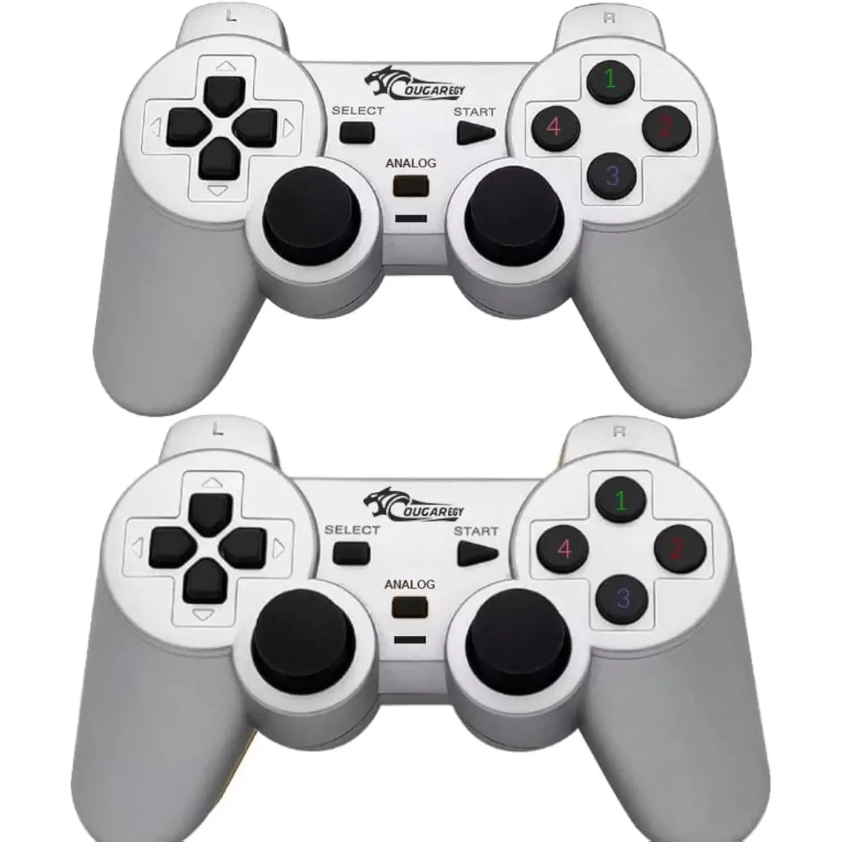 COUGAREGY 2082 Dual Gamepad (White)