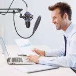 ZINGYOU ZY-007 Condenser Microphone Bundle for Studio Recording & Brocasting (Blue)