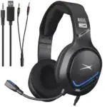 Altec Lansing ALGH9603 Gaming Headset - Mesh Earcups - Blue LED Braided Cable
