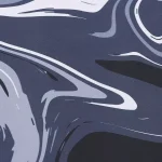 Fluid Pattern Black Grey Gaming Mouse Pad - Extended Size 90 x 40 CM