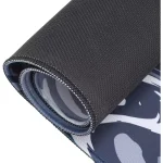 Fluid Pattern Black Grey Gaming Mouse Pad - Extended Size 90 x 40 CM