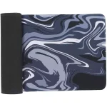 Fluid Pattern Black Grey Gaming Mouse Pad - Extended Size 90 x 40 CM