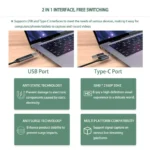HDMI Capture Card 1060P@60HZ, 4K@30HZ (USB C & USB A)