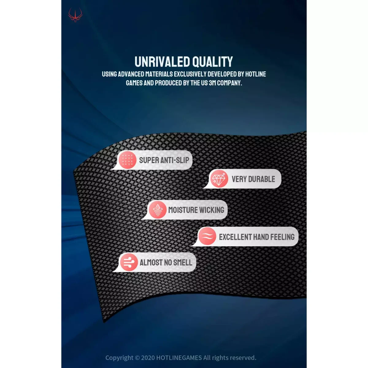 HOTLINEGAMES Armour Series Anti-Slip Grip Tape For (PS5 Dualsense Controller)