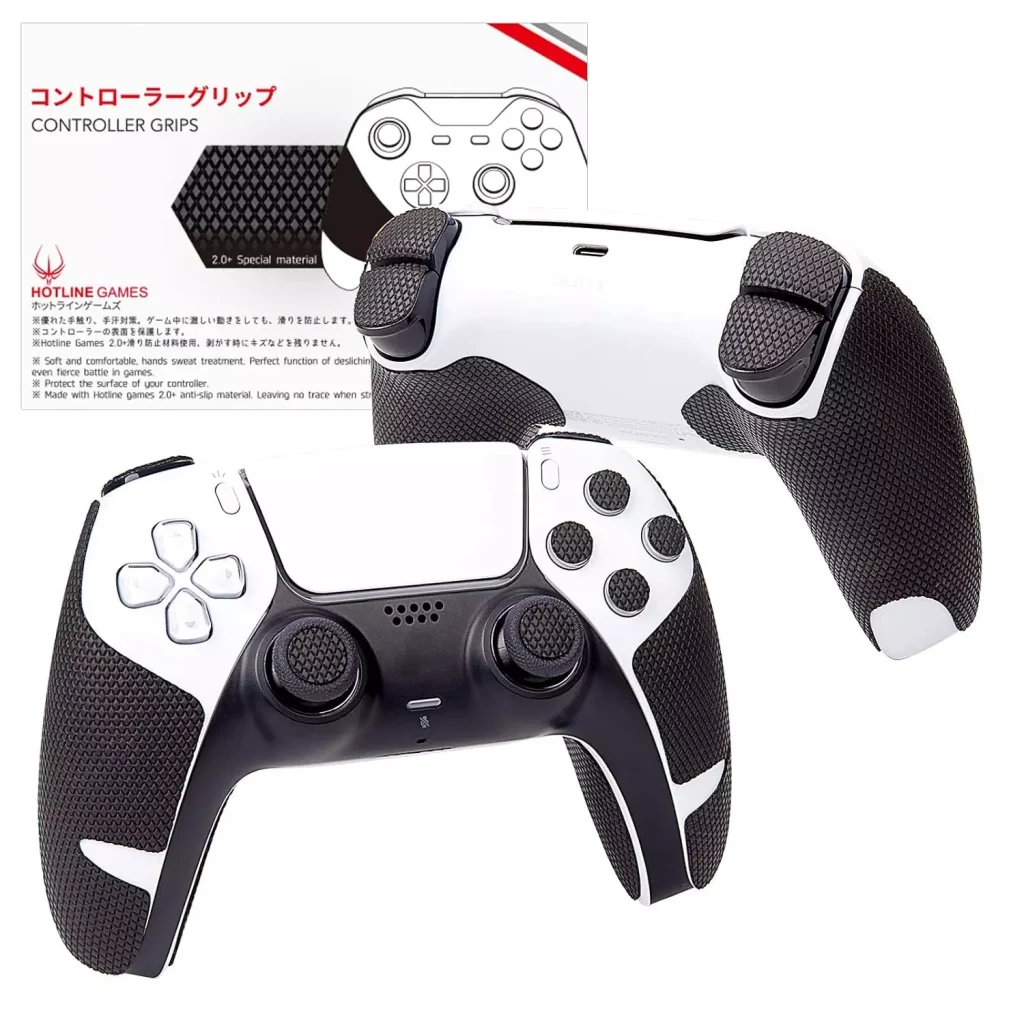 HOTLINEGAMES Armour Series Anti-Slip Grip Tape For (PS5 Dualsense Controller)