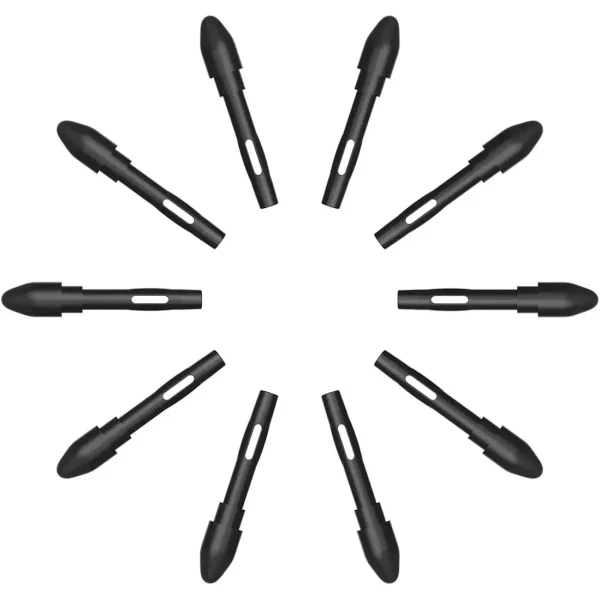 HUION 10 Pack Replacement Nibs PN05 for Drawing Tablet PW500 and PW507 Stylus, Suitable for Kamvas Pro 12Kamvas Pro 13Kamvas Pro 16HS611Q11K V2Kamvas 20Kamvas Pro 20Kamvas Pro 22