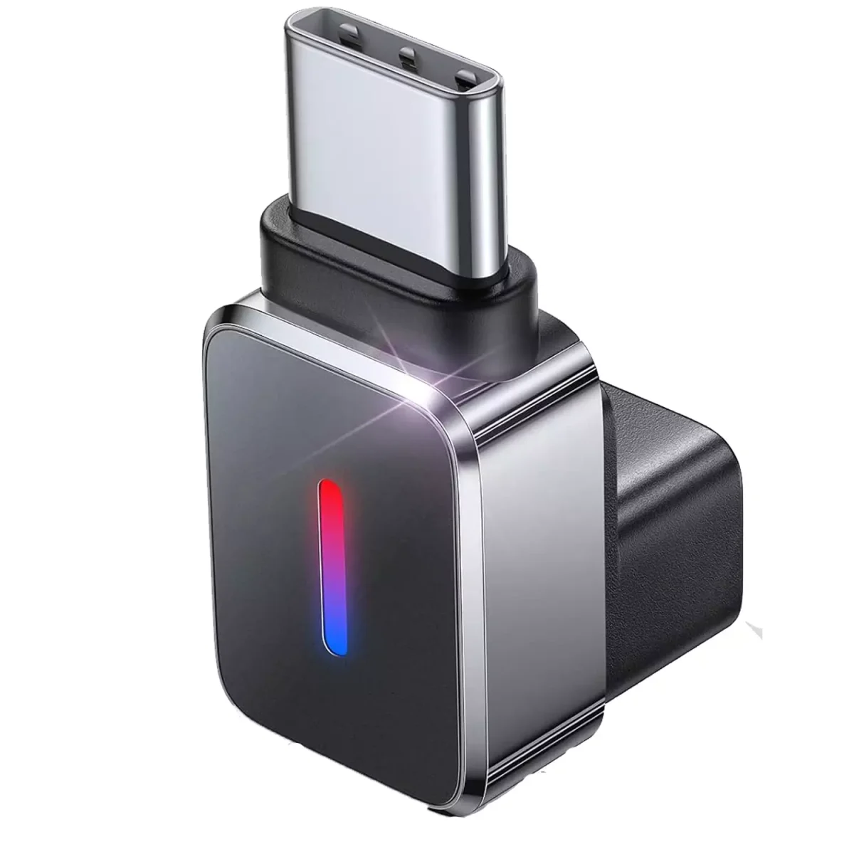 Lisen USB C 90 Degree Adapter Right Angle Steam Deck Accessory USB-C Male 3.2 Gen 2/20Gbps