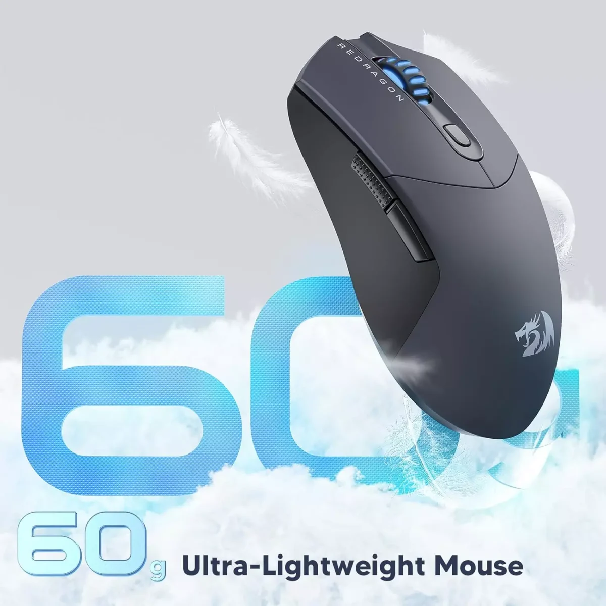 Redragon M917 ST4R PRO Tri-Mode Wireless, Bluetooth Gaming Mouse, Optical Sensor 26K DPI Ultra-Light 60G, Full Programmable Buttons, Software (9)