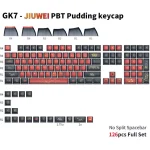 Skyloong GK7 PBT Translucent Keycaps Compatible with 60%/65%/75%/80%/96%/100% Keyboard Layout (Nine Tailed Fox)