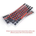 Skyloong GK7 PBT Translucent Keycaps Compatible with 60%/65%/75%/80%/96%/100% Keyboard Layout (Nine Tailed Fox)