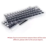 Skyloong GK7 PBT Translucent Keycaps Compatible with 60%65%75%80%96%100% Keyboard Layout (Twilight)
