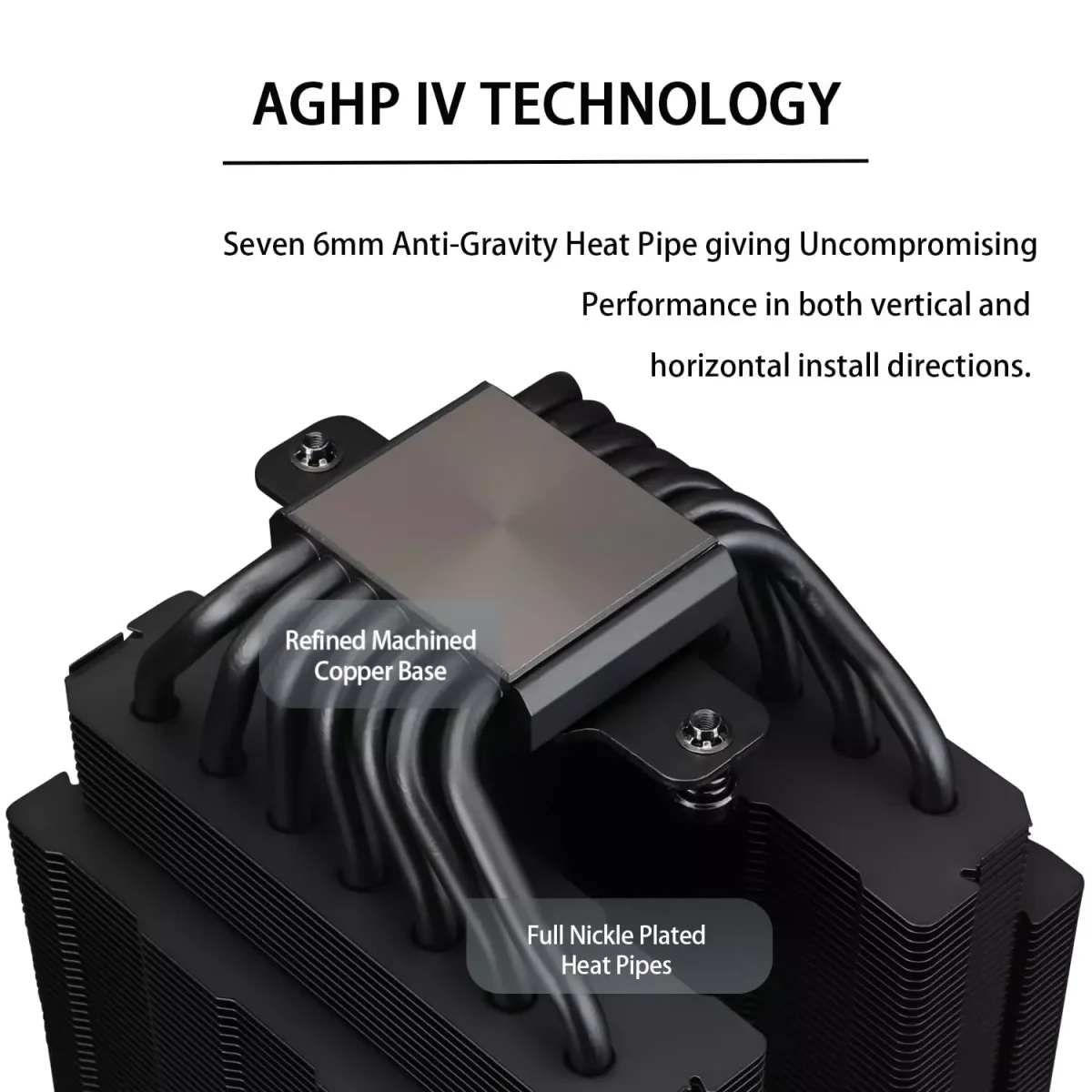 Thermalright Phantom Spirit 120 EVO CPU Cooler,7×6mm Heat Pipes AMD AM4 AM5/Intel 1700/1150/1151/1200/17XX/2011