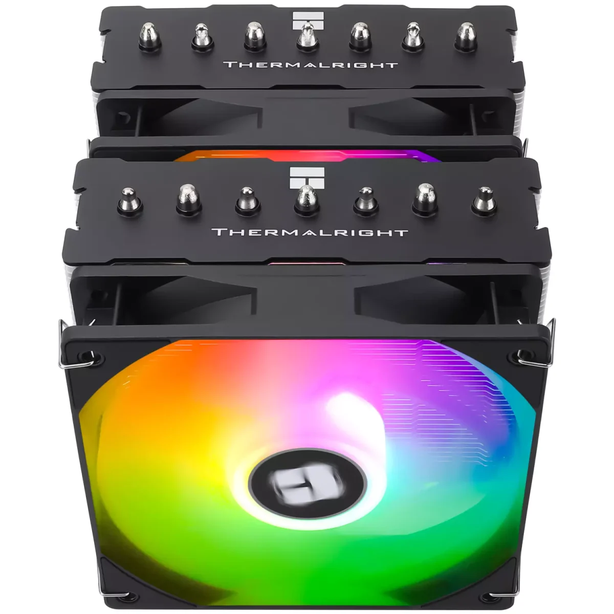 Thermalright Phantom Spirit 120SE ARGB CPU Cooler Double Towers, 7 Heat Pipes, Double PWM Fans, Intel 1700/1200/1150/1151&AMD:AM4/AM5