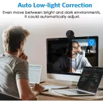 EMEET C950 FHD 1080P Ultra Compact Webcam with Noise-Canceling Mic & Physical Privacy Cover , Auto Light Correction, 70°View