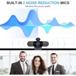 EMEET C960 1080P Webcam with 2 Noise Reduction Microphone, 90°FOV, with Privacy Cover