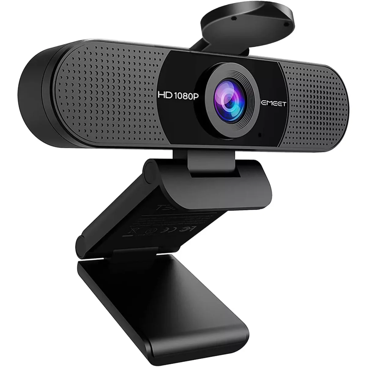 EMEET C960 1080P Webcam with 2 Noise Reduction Microphone, 90°FOV, with Privacy Cover