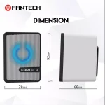 FANTECH GS203 BEAT PC Speakers (White)