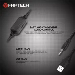 FANTECH GS203 BEAT PC Speakers (White)