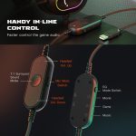 FIFINE H6 AmpliGame USB Gaming Headset - 7.1 Surround Sound with EQ Mode