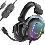 FIFINE H6 AmpliGame USB Gaming Headset - 7.1 Surround Sound with EQ Mode