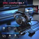 FIFINE H9 AmpliGame USB Gaming Headset - 7.1 Surround Sound