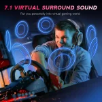 FIFINE H9 AmpliGame USB Gaming Headset - 7.1 Surround Sound