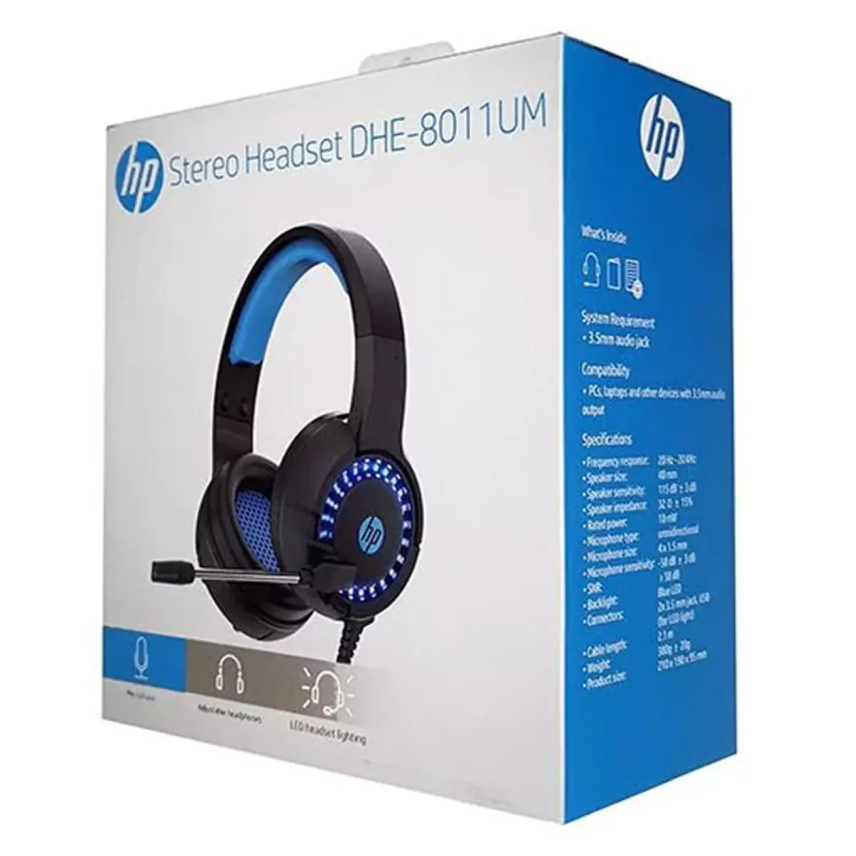 HP DHE-8011UM Gaming Headset - Stereo Sound