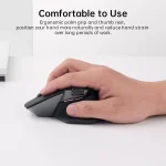 Rapoo MT760 Wireless Mouse, Bluetooth 5.0 and 2.4G Up to 4 Devices, 11 Programmable Buttons 4000 DPI