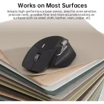 Rapoo MT760 Wireless Mouse, Bluetooth 5.0 and 2.4G Up to 4 Devices, 11 Programmable Buttons 4000 DPI