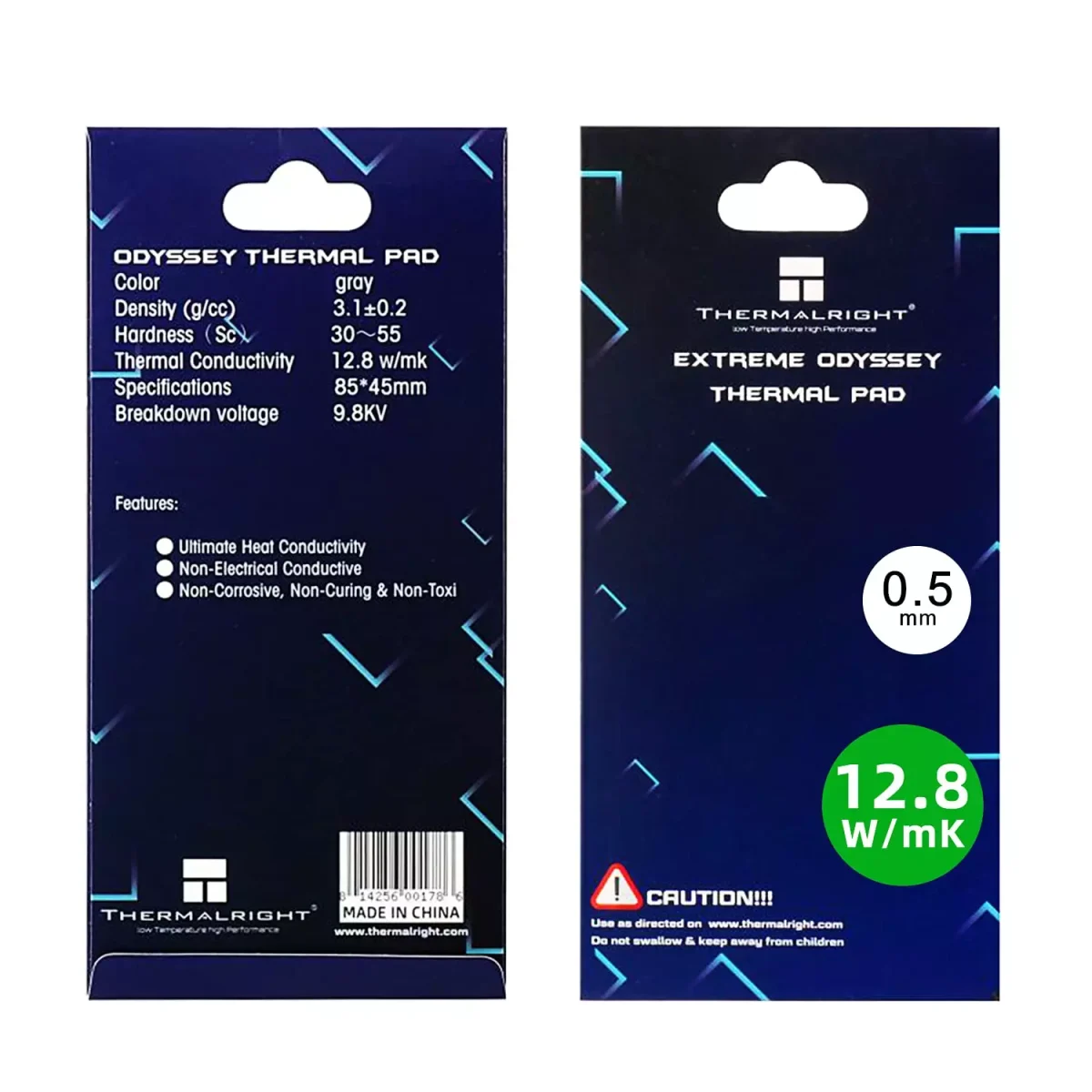 Thermalright Extreme Odyssey Thermal Pad 0.5mm 12.8 W/mK, 85x45x0.5mm