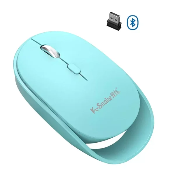 K-Snake BM800 Wireless, Bluetooth Rechargable Mouse - 1600 DPI Optical Sensor - Silent Clicks