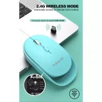 K-Snake BM800 Wireless, Bluetooth Rechargable Mouse - 1600 DPI Optical Sensor - Silent Clicks