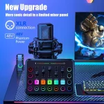F11 Gaming Audio Mixer Interface, 48V Phantom Power
