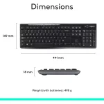 LOGITECH MK270 WIRELESS COMBO (Arabic)