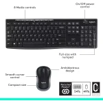 LOGITECH MK270 WIRELESS COMBO (Arabic)