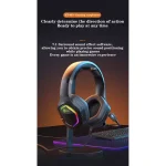 Lecoo HT403 USB RGB Gaming Headset - 7.1 Surround Sound