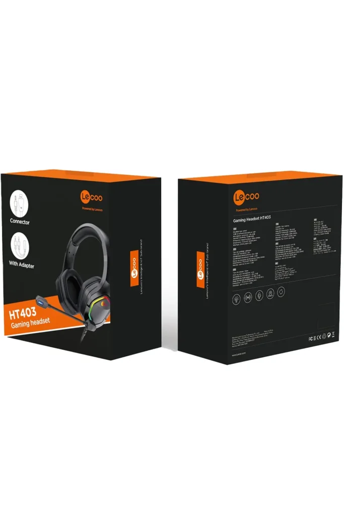 Lecoo HT403 USB RGB Gaming Headset - 7.1 Surround Sound (14)