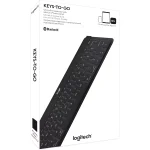 Logitech Keys-To-Go Wireless Bluetooth Keyboard For iPhone, iPad, Smartphone, Tablet, Windows, Apple TV