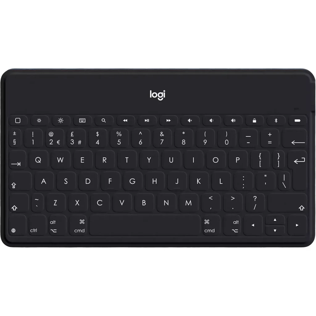 Logitech Keys-To-Go Wireless Bluetooth Keyboard For iPhone, iPad, Smartphone, Tablet, Windows, Apple TV