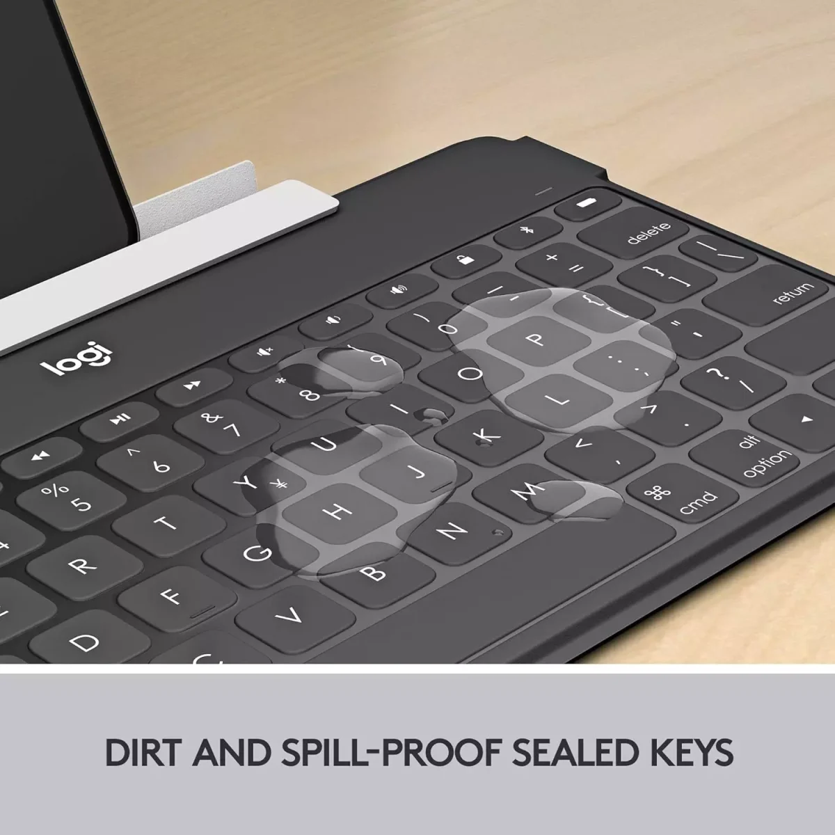 Logitech Keys-To-Go Wireless Bluetooth Keyboard For iPhone, iPad, Smartphone, Tablet, Windows, Apple TV