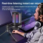 ME6S USB RGB Gaming Condenser Microphone - Image 2
