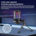 ME6S USB RGB Gaming Condenser Microphone