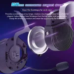 Machenike GH601 USB RGB Gaming Headset - 7.1 Surround Sound With Software
